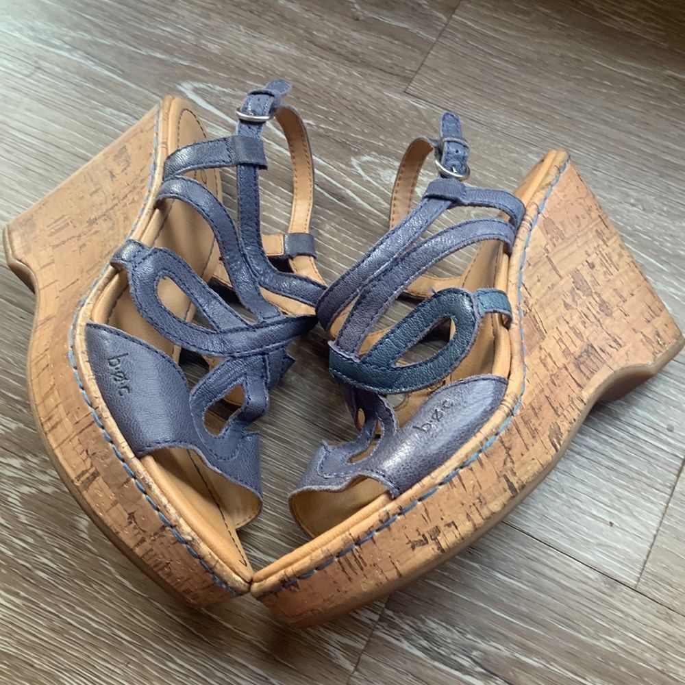 BOC corkscrew wedge sandals size 6 preloved ♥️ - Picture 5 of 15